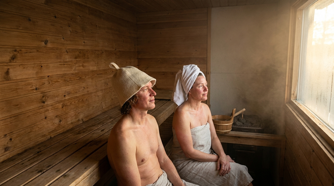 Sauna Hat vs Towel