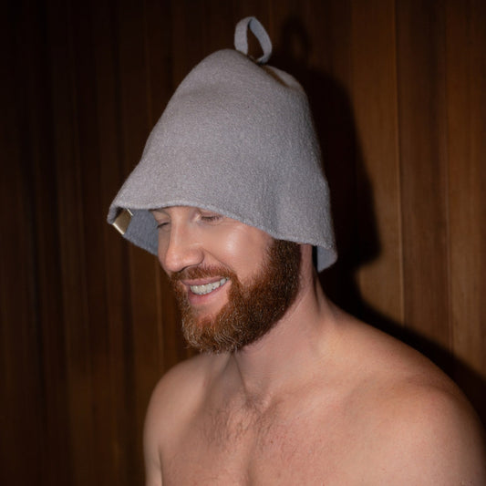 Merino Wool Sauna Hat Ultra Soft - Angora