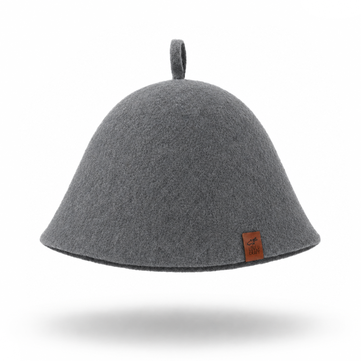 Merino Wool Sauna Hat Ultra Soft - Deep Charcoal