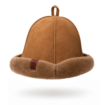 Natural Sheepskin Sauna Hat
