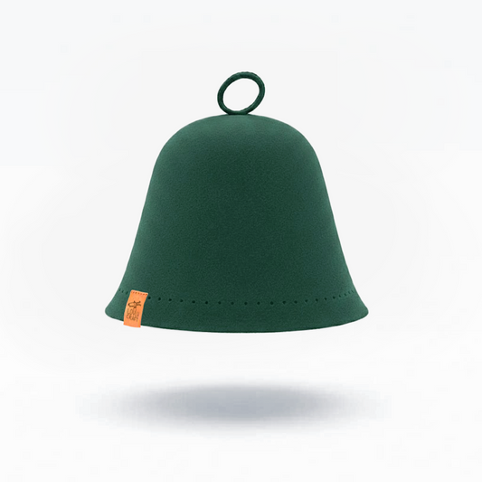 Merino Wool Felt Sauna Hat – Juniper color